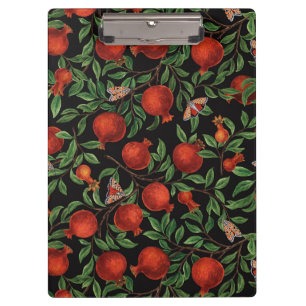 Pomegranates and Bella Moths Clipboard