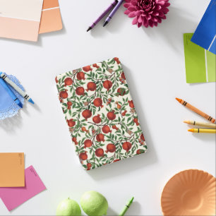 Pomegranates and Bella Moths on off white iPad Mini Cover