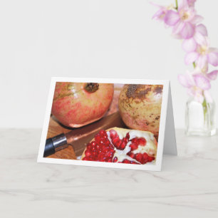 Pomegranates and Knife Card