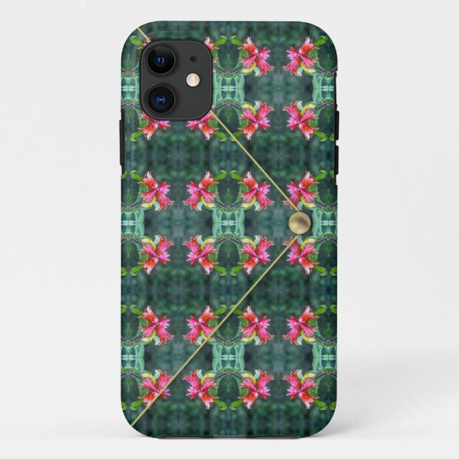 Pomegranates Growing, Clutch Bag Case-Mate iPhone Case (Back)