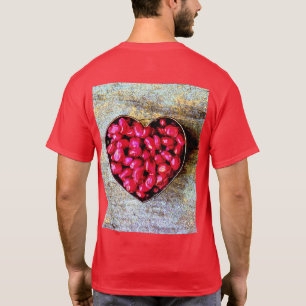 "Pomegranates Heart Fruit" Cute Photo. Buy Now T-Shirt