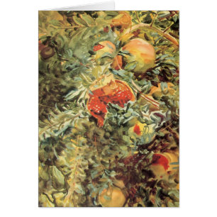 Pomegranates II by John Singer Sargent Cards