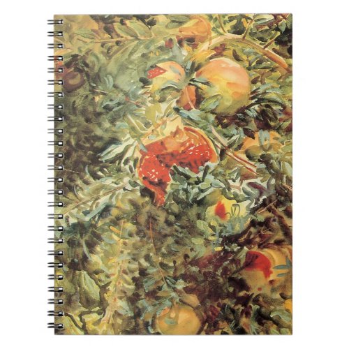 Pomegranates II by John Singer Sargent Notebook