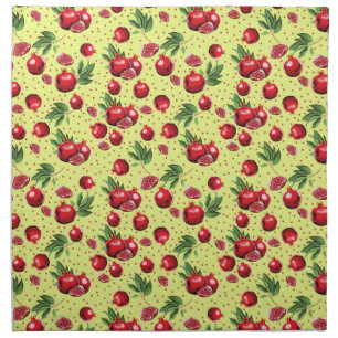 Pomegranates on Any Background Color Cloth Napkin