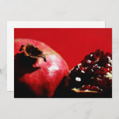 Pomegranates on Red (Front/Back)