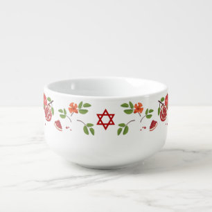 Pomegranates soup mug