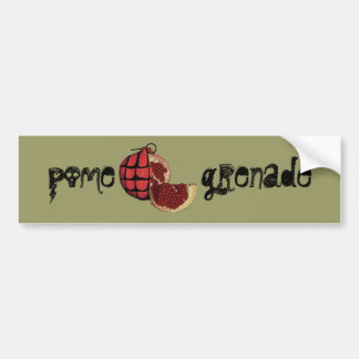 pomegrenade bumper sticker