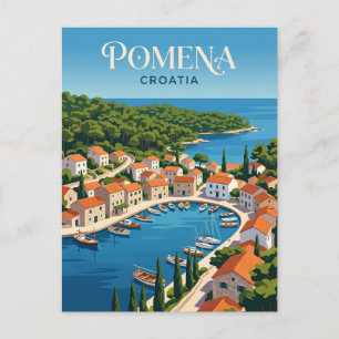 Pomena Croatia Postcard