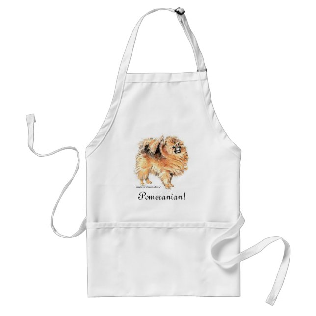 Pomeranian! Adult Apron (Front)