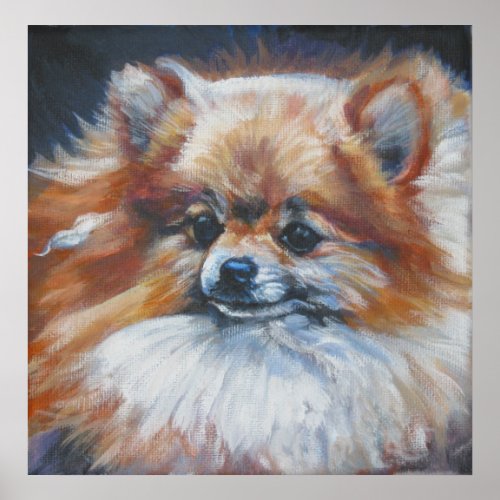 pomeranian art print