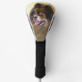 Pomeranian Black and Tan Painting Original Dog Art Golf Head Cover