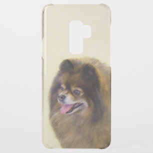 Pomeranian Black and Tan Painting Original Dog Art Uncommon Samsung Galaxy S9 Plus Case