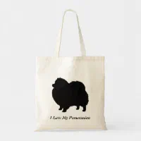 Black Pomeranian Duffle Bag for Sale by Jenn Inashvili