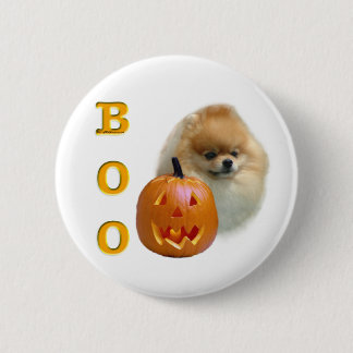 Pomeranian Boo Pinback Button