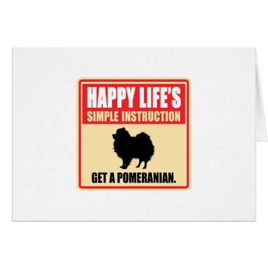 Pomeranian Cards (Front Horizontal)