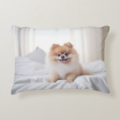 Pomeranian Companion Accent Pillow