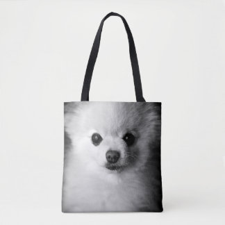 Pomeranian Cute Dog Photo Tote Bag
