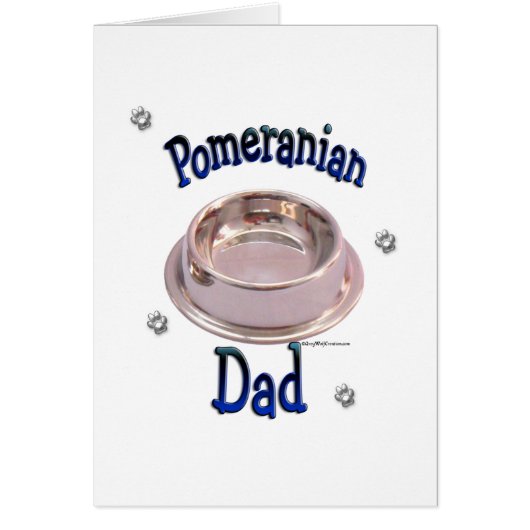Pomeranian Dad Cards (Front)