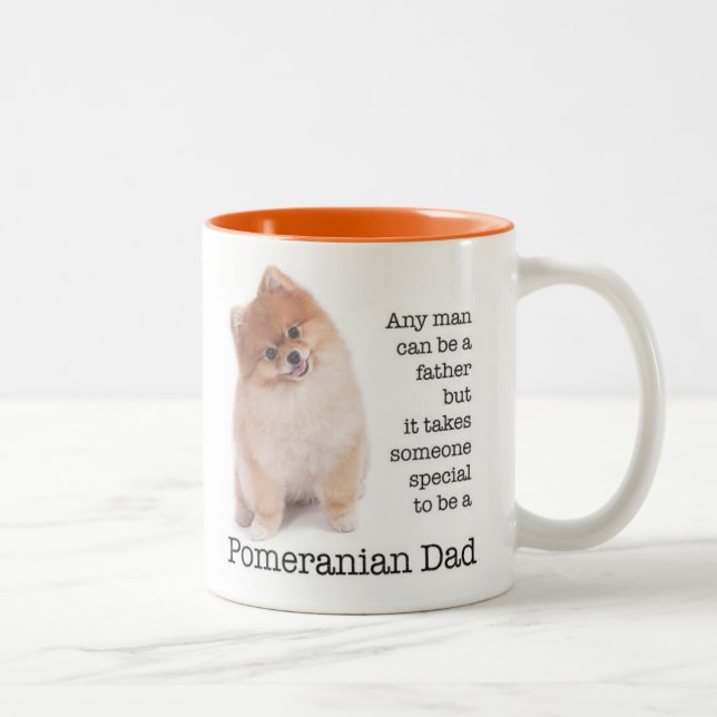 Pomeranian Dad Mug (Right)