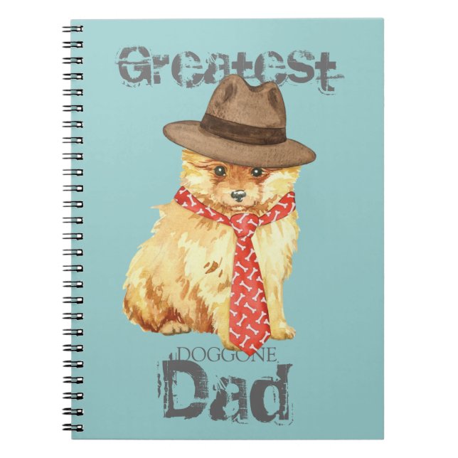 Pomeranian Dad Notebook (Front)