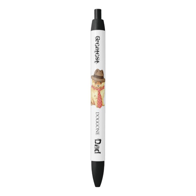 Pomeranian Dad Pen (Front Vertical)