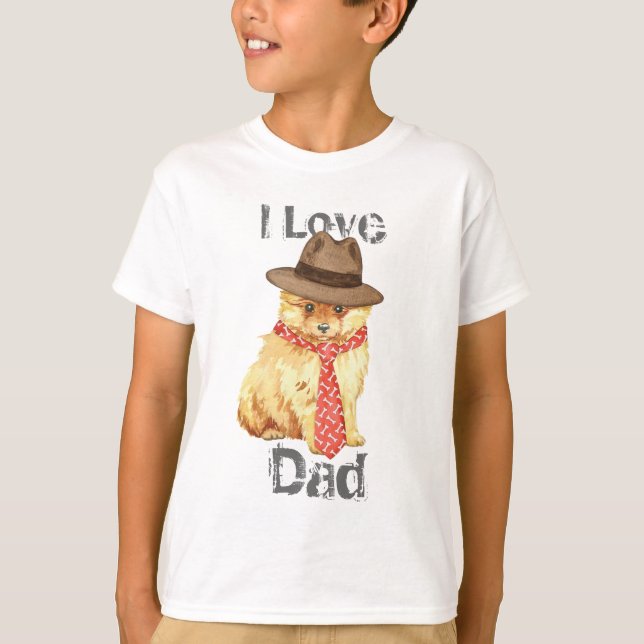 Pomeranian Dad T-Shirt (Front)