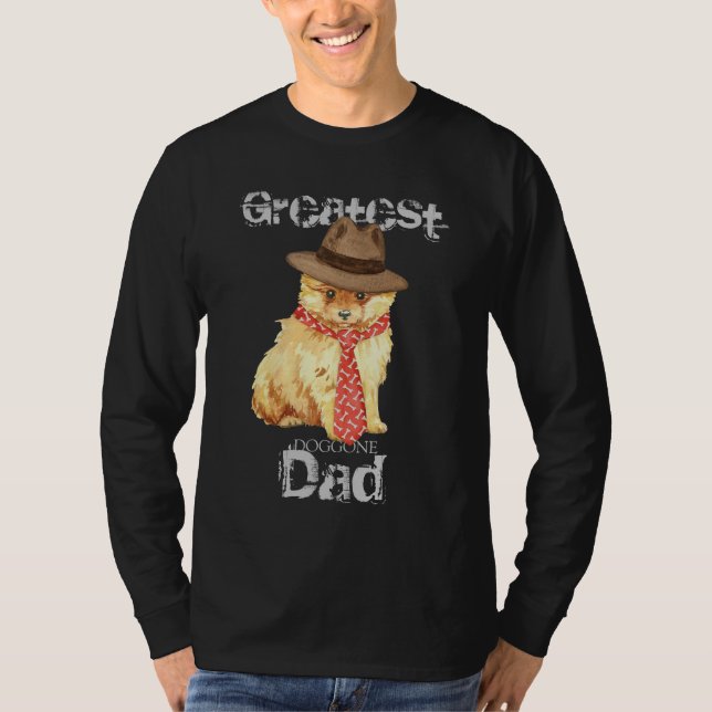 Pomeranian Dad T-Shirt (Front)
