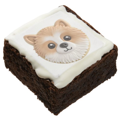 Pomeranian Dog 3D Inspired Brownie