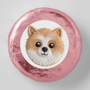Pomeranian Dog 3D Inspired Dipped Oreo Cookie Favors