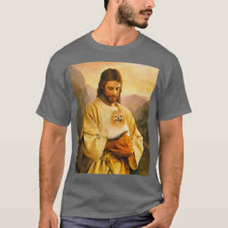 pomeranian dog and jesus lover T-Shirt