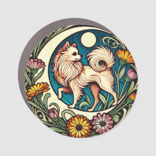 Pomeranian Dog Breed Car Magnet
