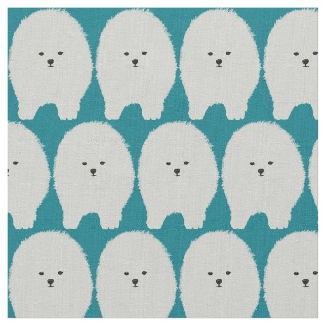 Pomeranian Dog, Fluffy Pet Fabric (Close Up)