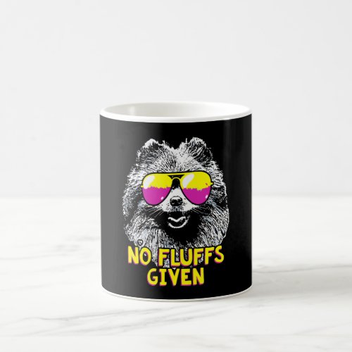 Pomeranian Dog Lover Gift No Fluffs Given Coffee Mug