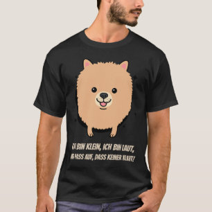Pomeranian Dog Puppy Dog Cute Cute Dwarf T-Shirt