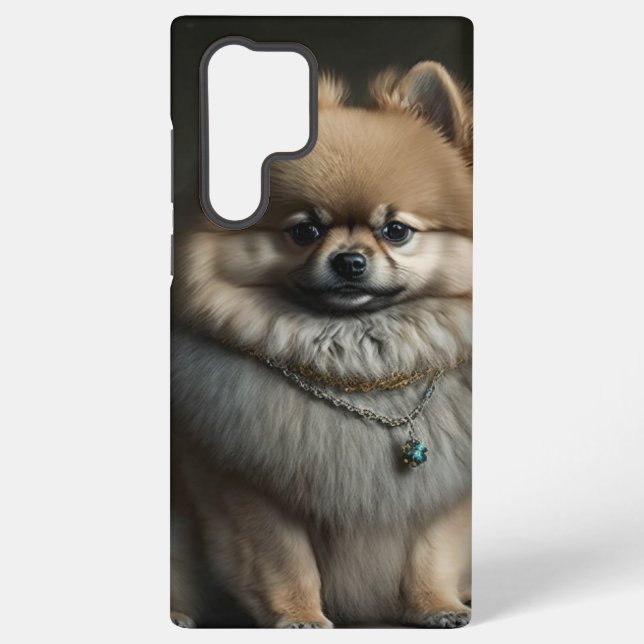 Pomeranian dog - Samsung phone case (Back)
