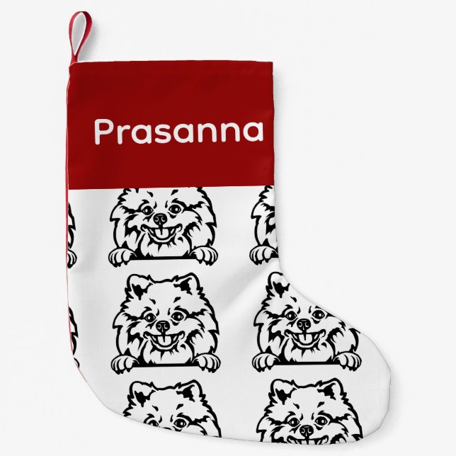 Pomeranian dog socks Customized dog Socks - Put Y (Front)