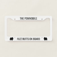Pomeranian Dogs Pommobile Fuzz Butts on Board