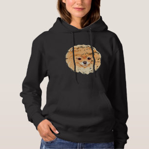 Pomeranian Face Cute Retro Vintage Hoodie