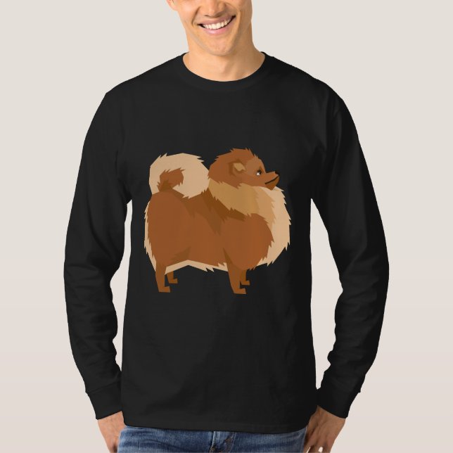Pomeranian For Pomeranian Owner Lover T-Shirt (Front)
