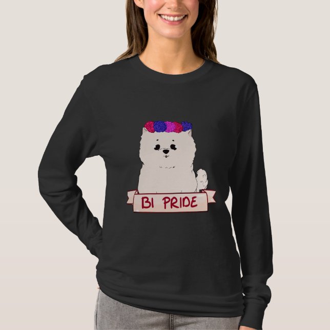 Pomeranian For The Bi T-Shirt (Front)