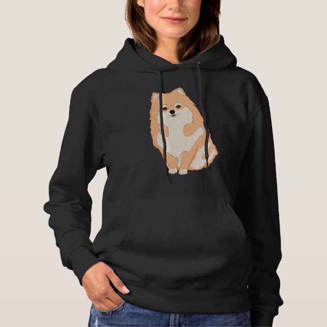 Pomeranian Friend Hoodie (Front)