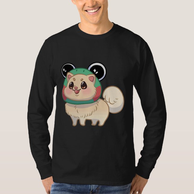 Pomeranian Frog T-Shirt (Front)