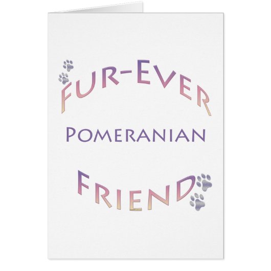 Pomeranian Furever Cards (Front)