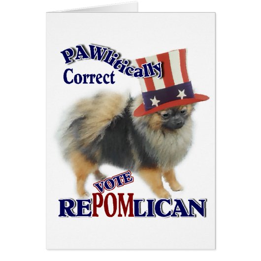 Pomeranian Gifts Cards (Front)
