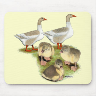 Pomeranian Goose Family Mouse Pad