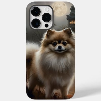 Pomeranian Halloween Scary Case-Mate iPhone 14 Pro Max Case