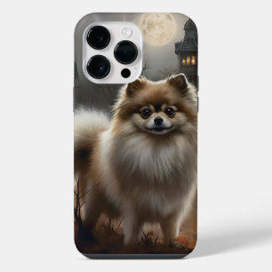 Pomeranian Halloween Scary iPhone 14 Pro Max Case