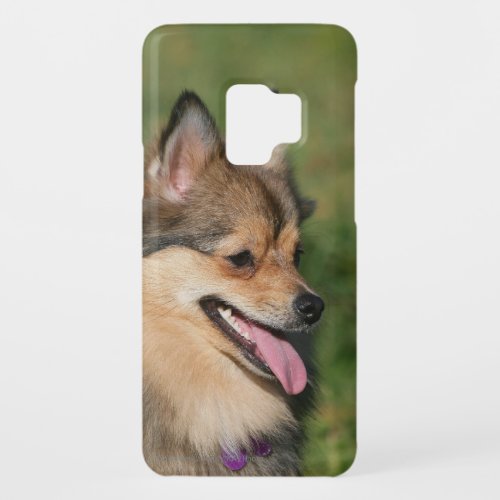 Pomeranian Headshot Panting Case_Mate Samsung Galaxy S9 Case