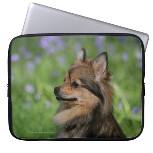 Pomeranian Headshot Sitting Laptop Sleeve