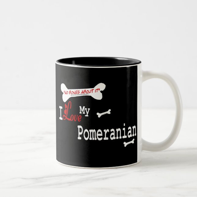 Pomeranian (I Love) Mug (Right)